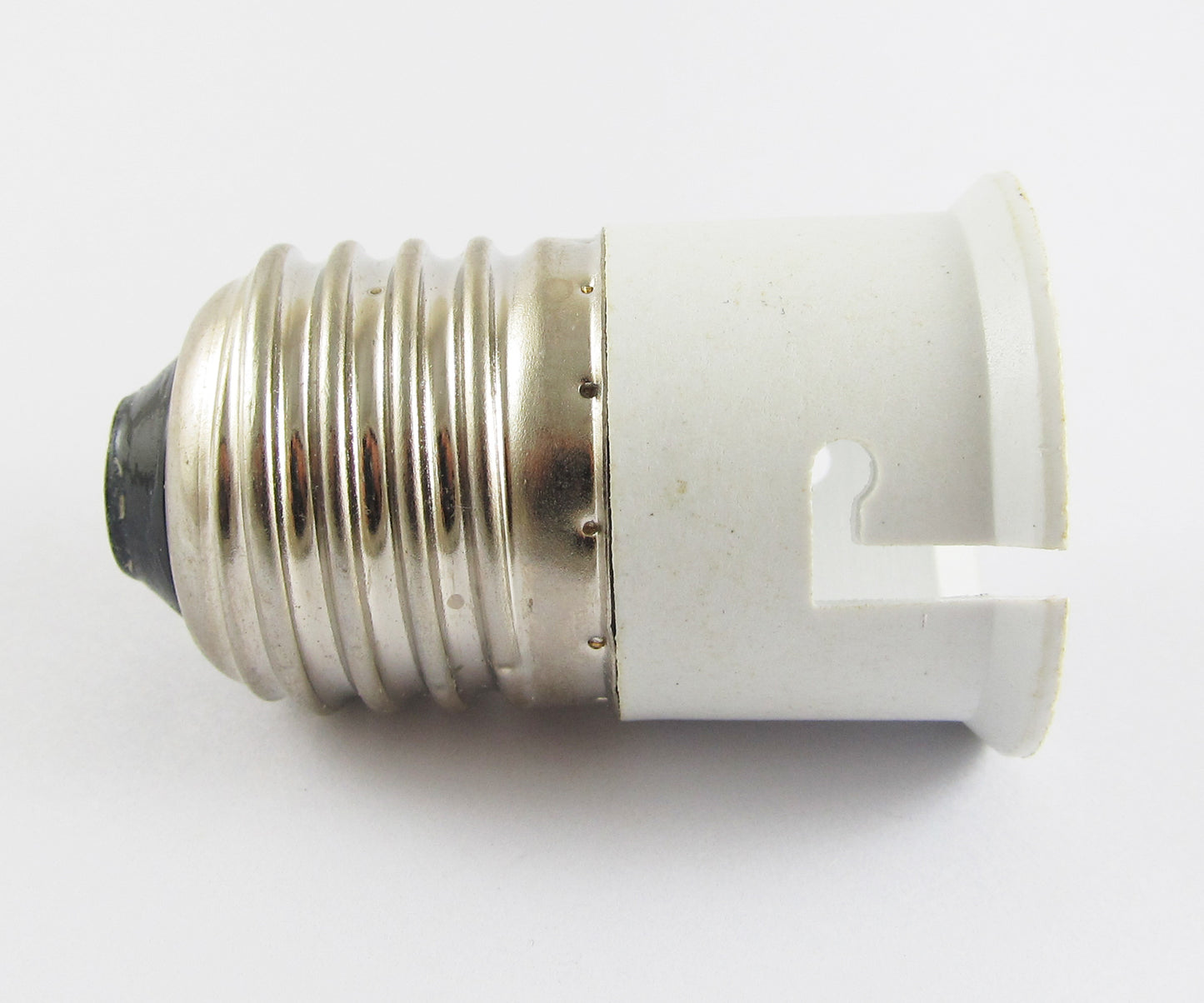 ya 14 2pcs E27 Male to B22 Female Socket Base LED Halogen CFL Light Bulb Lamp Adapter