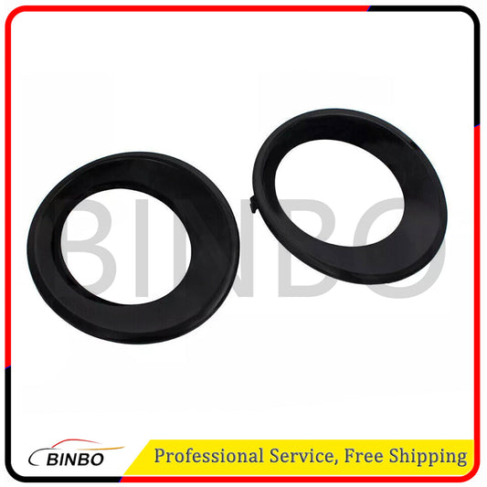 ya 13 5.27.2 Front Bumper Fog Light Cover Black Right+Left Side for BMW X3 E83 LCI 2007-2010