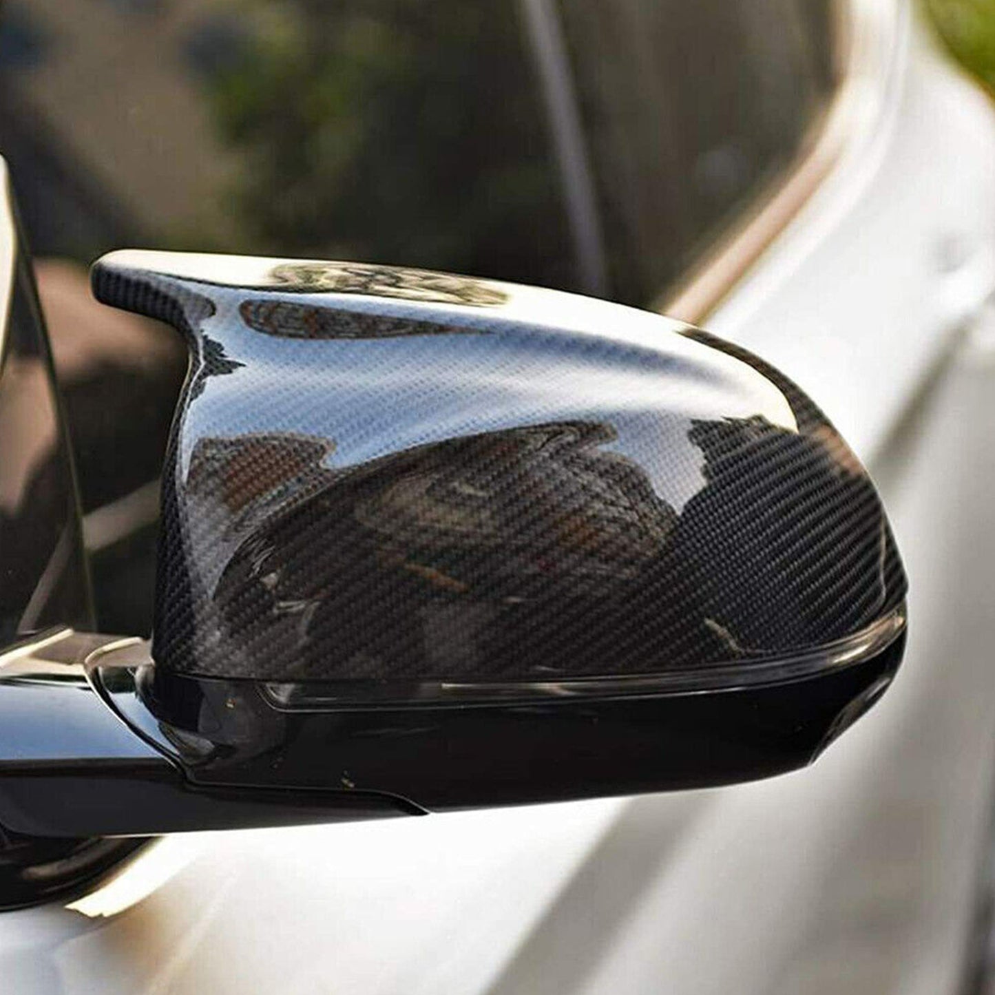 ya 1 8.5.3 Suitable for X3 X4 X5 X6 G05 G06 M style carbon fiber door side mirror cover^