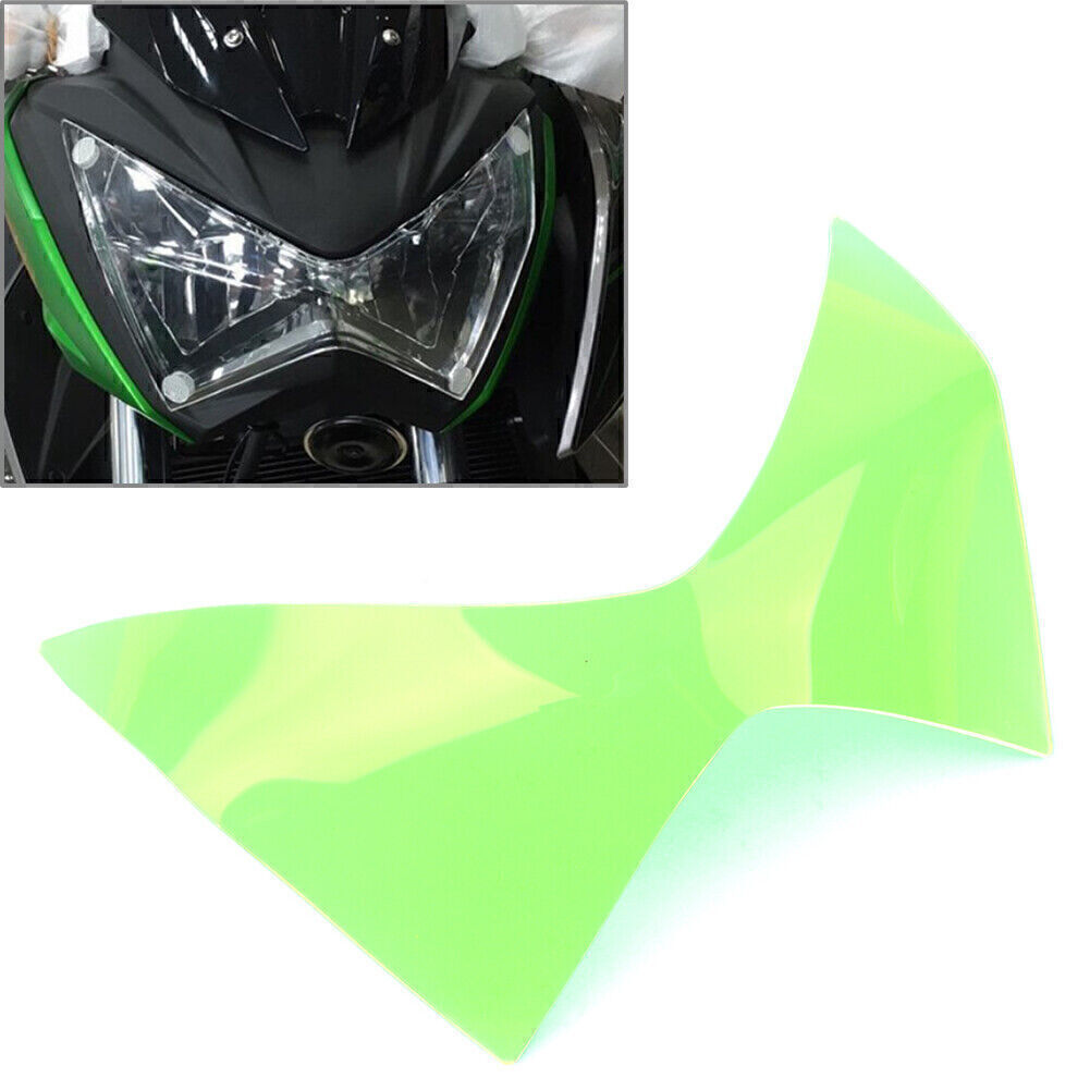 ya 4 6.22 Green Headlight Guard Shield Screen Lens Cover for Kawasaki Z250 Z300 Z800