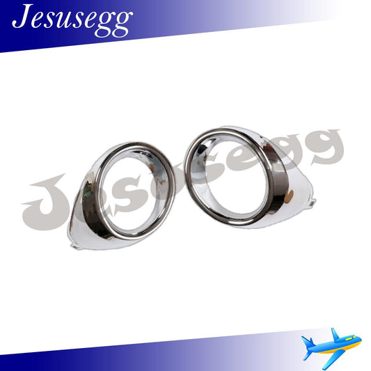 ya 13 5.27.2 2X RH&LH Front Fog Light Chrome Cover Bezel Ring for Lexus ES300h ES350 13-15