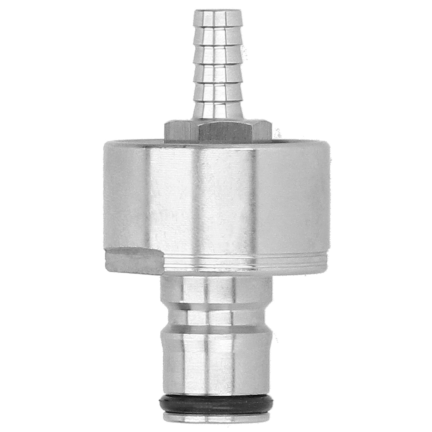 ya 26 Stainless Steel Carbo tion Cap With 5/16in Barb Ball Lock Type Fit Soft PE