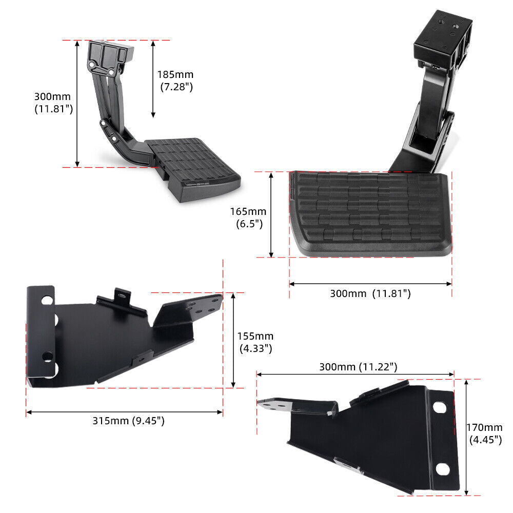 ya 5 8.7 Replacement Rear Bumper Retractable Bed Step OE 75328-01A for Ford 21-23 F-150