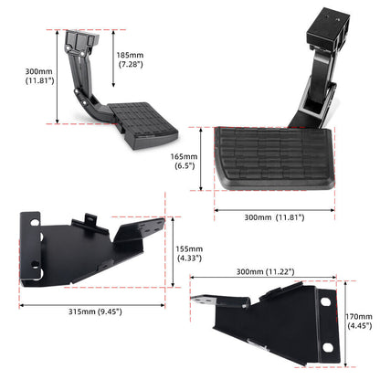 ya 5 8.7 Replacement Rear Bumper Retractable Bed Step OE 75328-01A for Ford 21-23 F-150