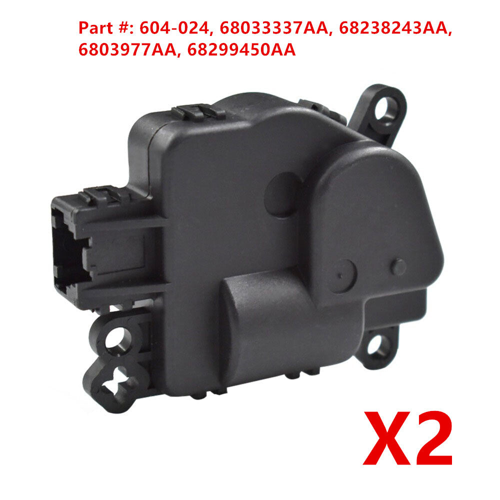 ya 5 8.7 2PC HVAC AC Heater Blend Door Actuator 604-024 for Chrysler 300 for Dodge for Challenger