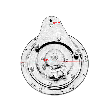 ya 5 8.7 Chrome Cut 110 dB Horn Speaker Cover Fits for Harley Touring 99-17 Big Twin Cam