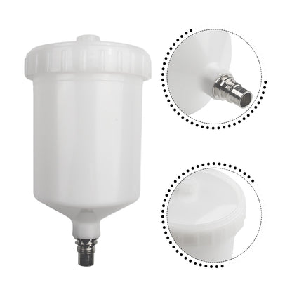 ya 5 8.7 Plastic Cup Pot for SATA Spray Connector Jet Paint Sprayer White