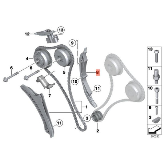 ya 10 5.28 for BMW 550i 750i X5 X6 F02 F10 E70 10-22 Timing Guide 