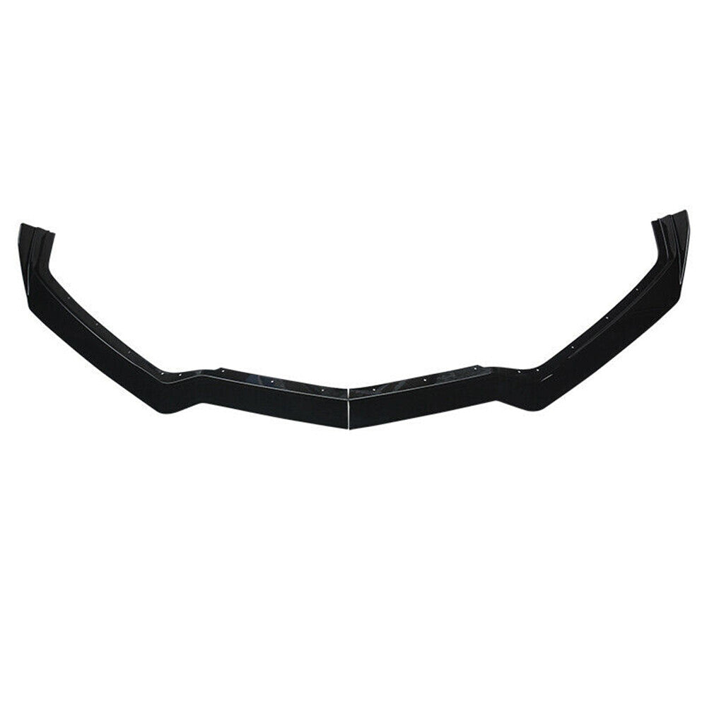 ya 10 10.28 5PCS Gloss Black Front Bumper Lip Spoiler For 20-23 for Corvette C8 5VM Sty