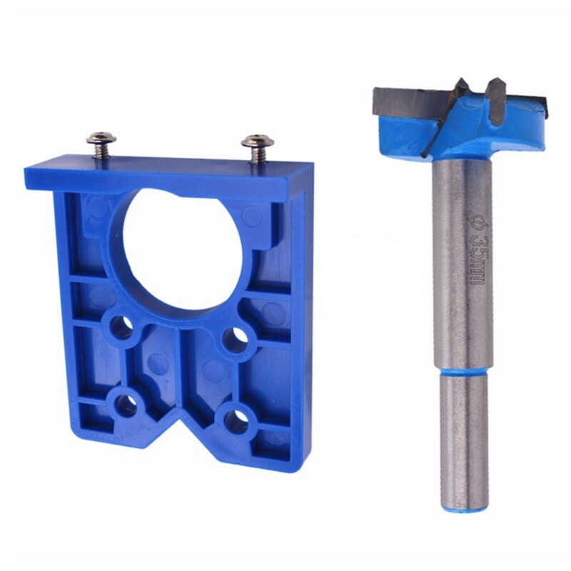 ya 26 35mm Hinges Jig Puncher for 35mm Holes Woodworking Hinges Hole Locator Adapter