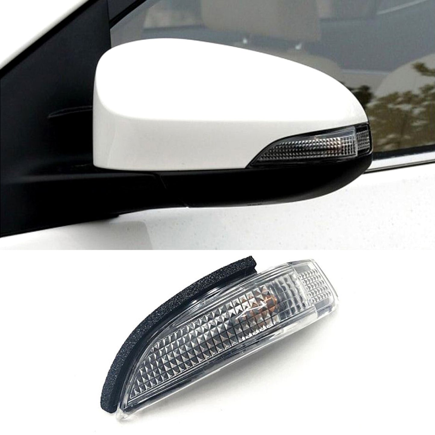 ya 1 8.5.1 Driver and Passage Side Mirror Lights Turn Signal Lights for for Corolla 2014 - 2017
