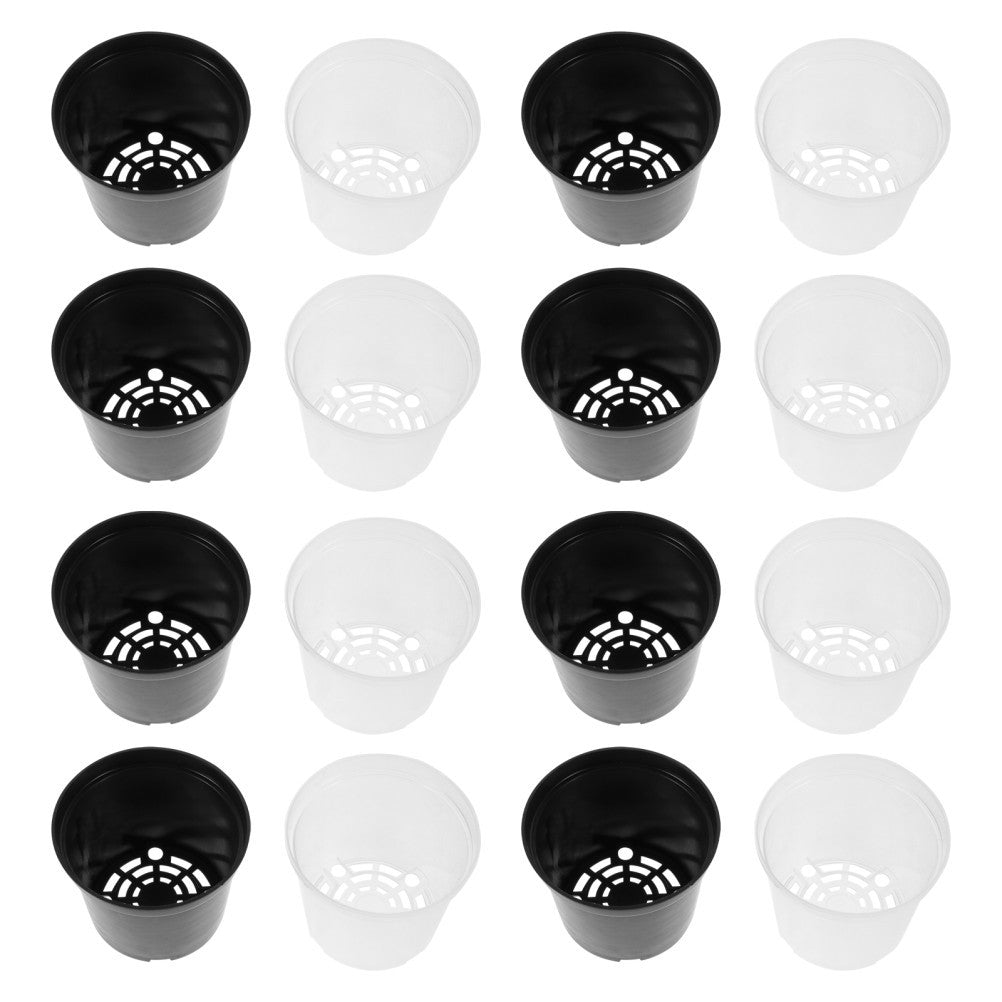 ya 14 20 Pcs Plastic Flower Breeding Cups Plant Nursery Pots Lightweight 