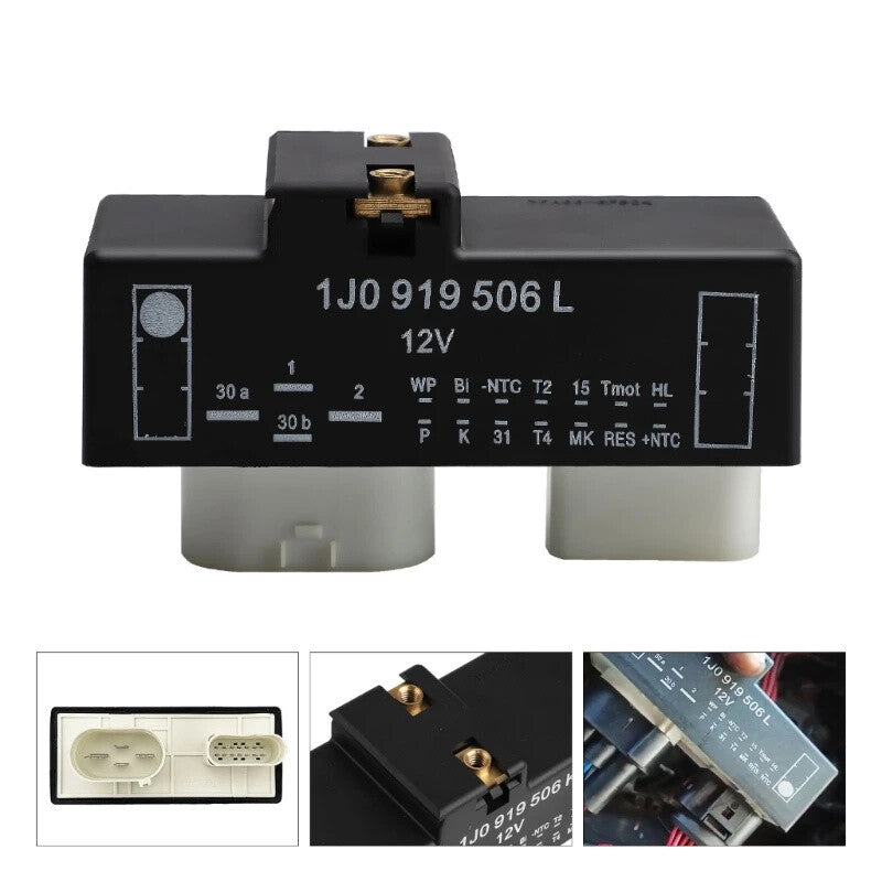ya 1 8.12 baidi fan control switch relay radiator suitable for VW cooling 1J0919506L 