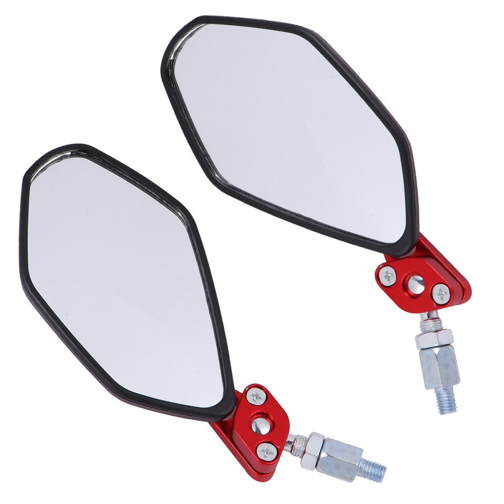 ya 4 6.21 Rearview Mirror Handlebar Mirrors Adjustable Motorbike 360¡ãRotated