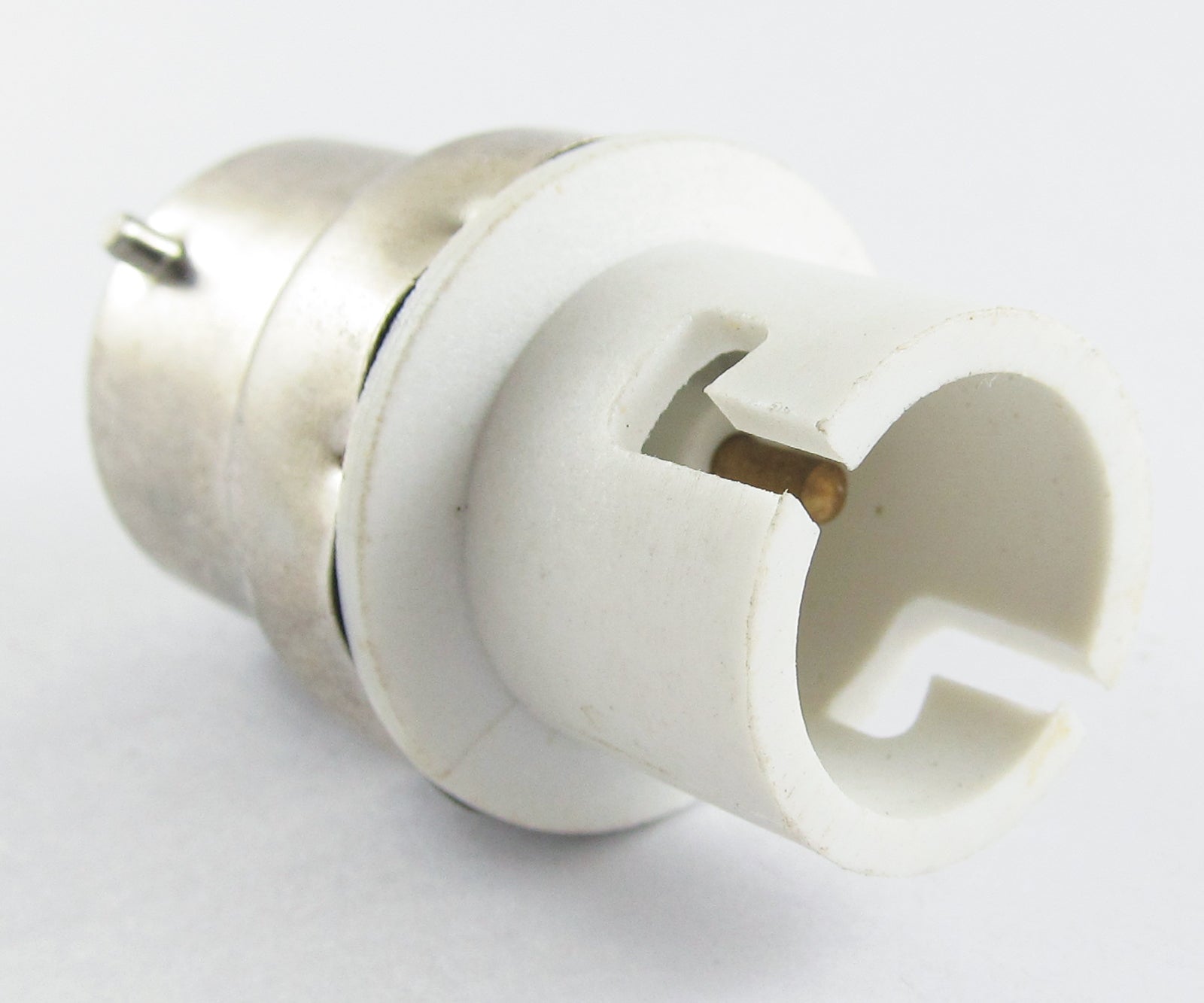 ya 14 10x B22 Male to BA15D Female Socket Base LED Halogen CFL Light Bulb Lamp Adapter
