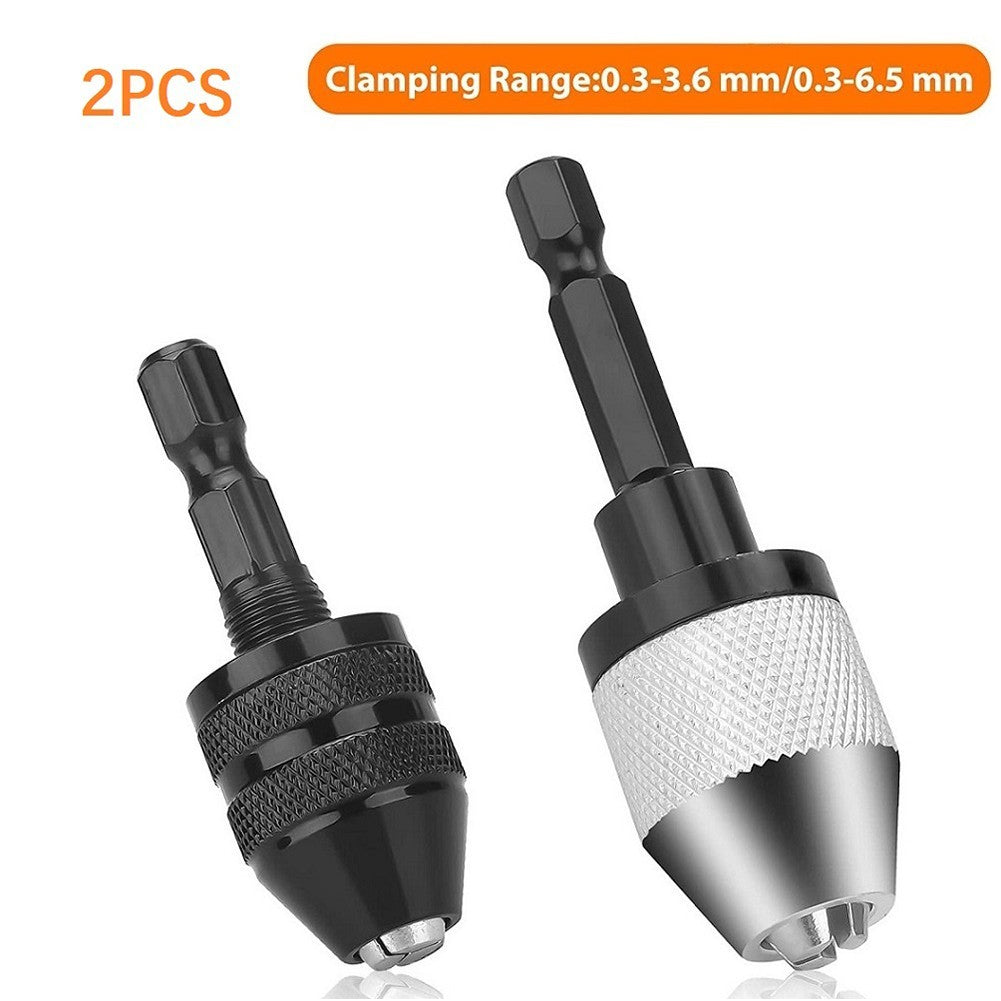 ya 25 Drill Chuck Bit Hex Shank Clamping Range Drill Hole Driver Keyless Drill Chuck