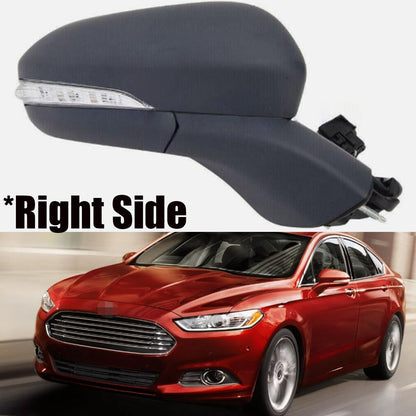 ya 11 10.28 Right Passenger Side Mirror 7Pin Primed Siganl Lamp For Fusion 2015-2020 n