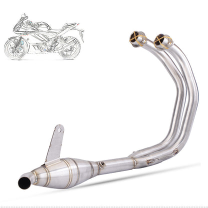 ya 5 8.7 Modified Connected Header Front Pipe Link System for Yamaha YZF R3 MT-25