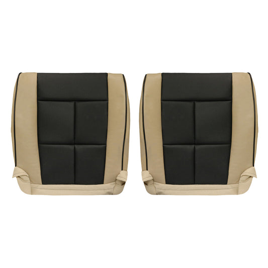 ya 12 5.22 for for Lincoln for Navigator Front Driver&Passenger Side Leather for SEAT Cover Tan & Black