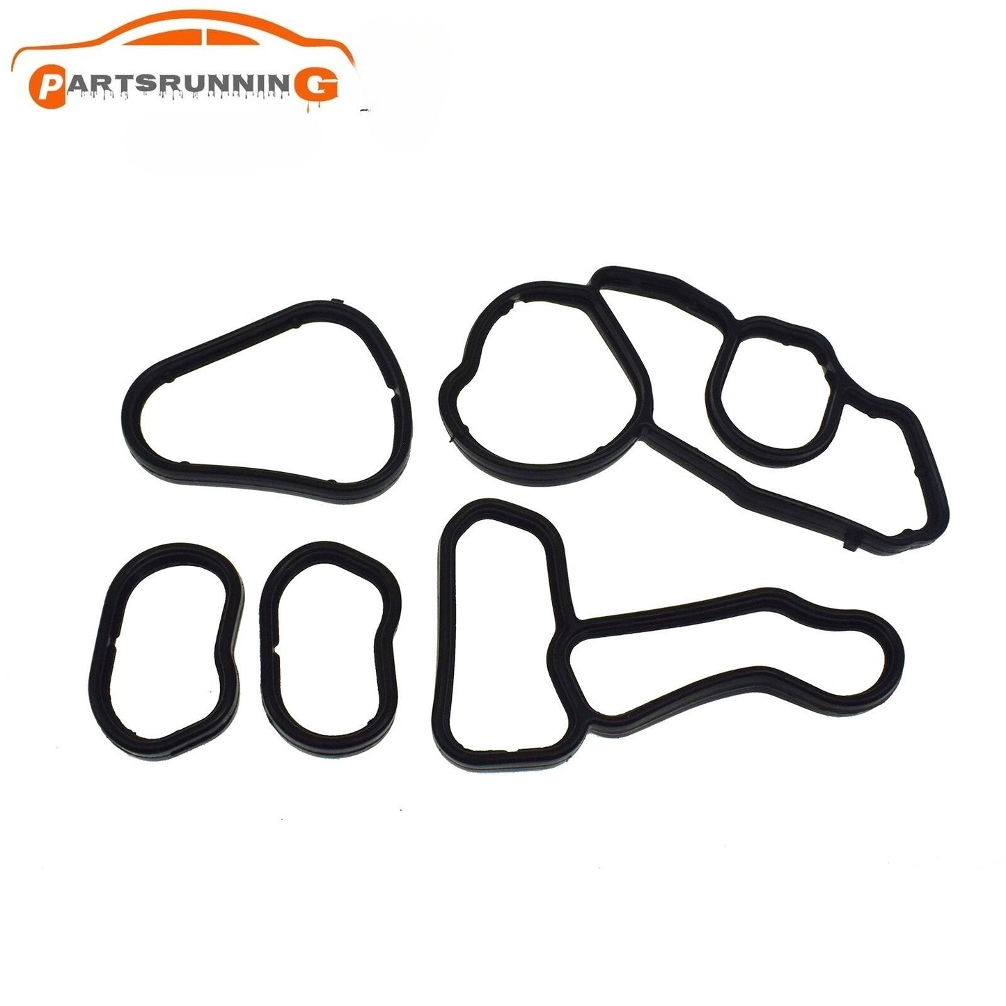 ya 12 5.21 5pcs Oil Cooler Filter Housing Gasket Seal for BMW 116i 118i 120i N13 F20/F21