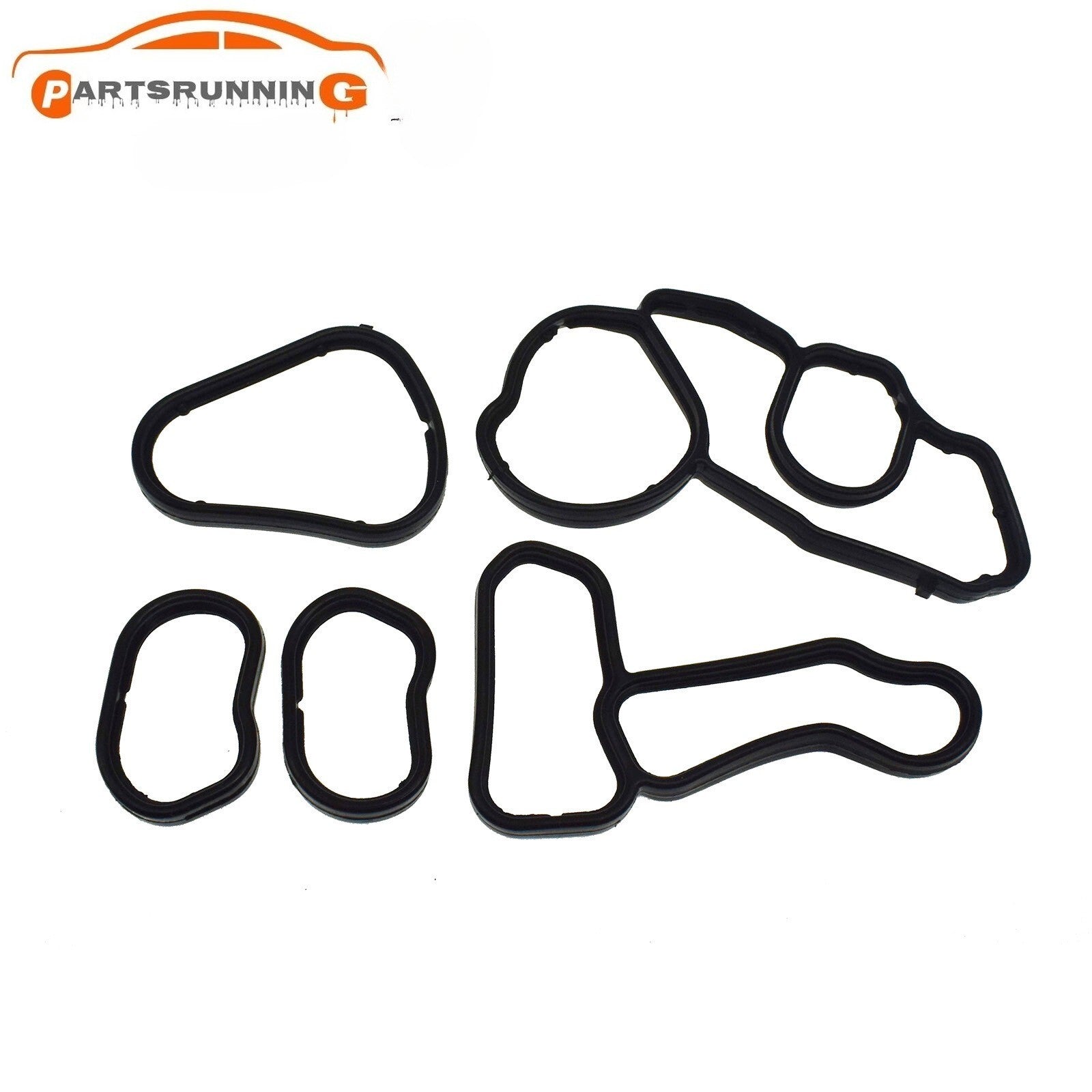 ya 12 5.21 5pcs Oil Cooler Filter Housing Gasket Seal for BMW 116i 118i 120i N13 F20/F21