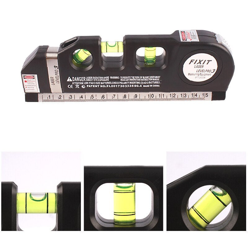 ya 17 Multipurpose Laser Level Measuring Tape Standard and Metric Tape Ruler Tool