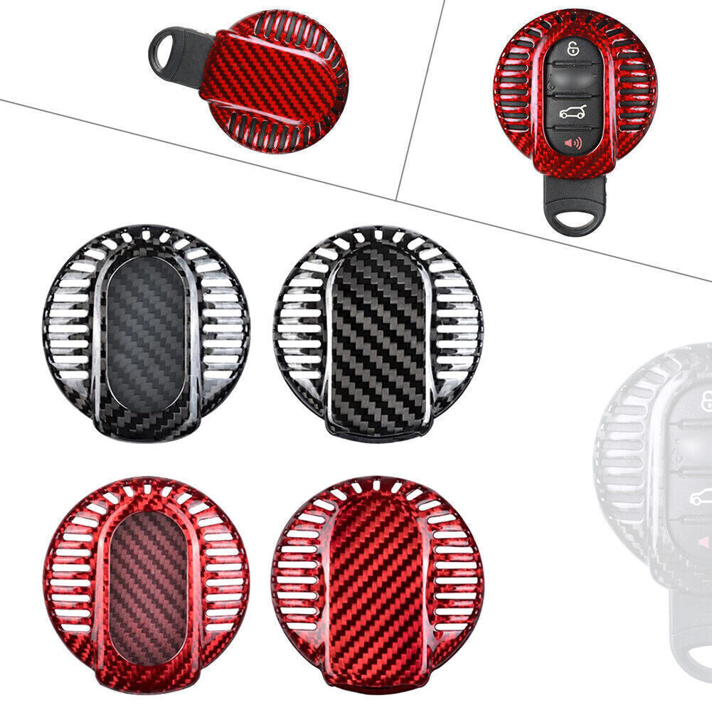 ya 10 5.28 Carbon Fiber Remote Key Fob Shell Holder Cover Fit for BMW for Mini F54 F56 F55 F57 F60