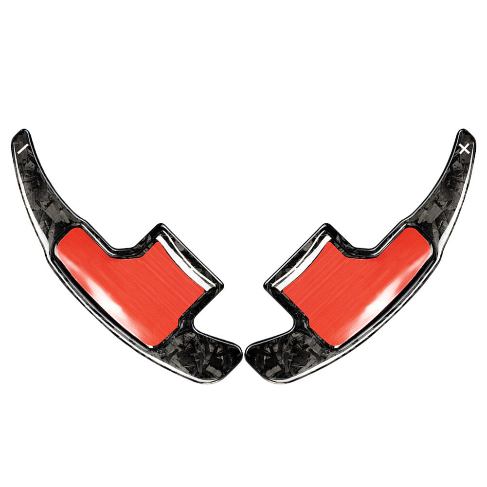 ya 11 6.5 Carbon Fiber Steering Wheel Paddle Shifter Extension for Ford for Mustang 2015-2021