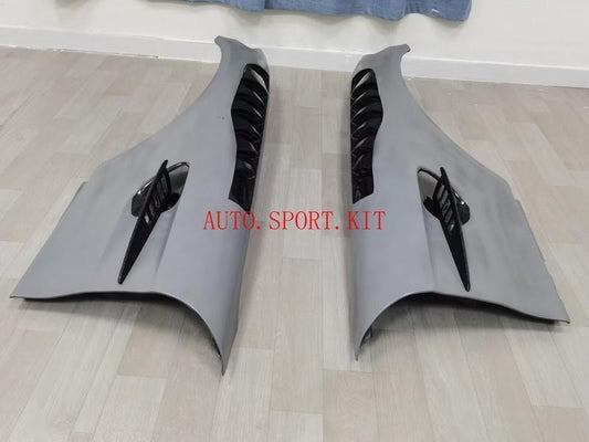 ya 4 6.17 Front Bumper Side Fender with Carbon Fibre Vent for AMG GT GTS