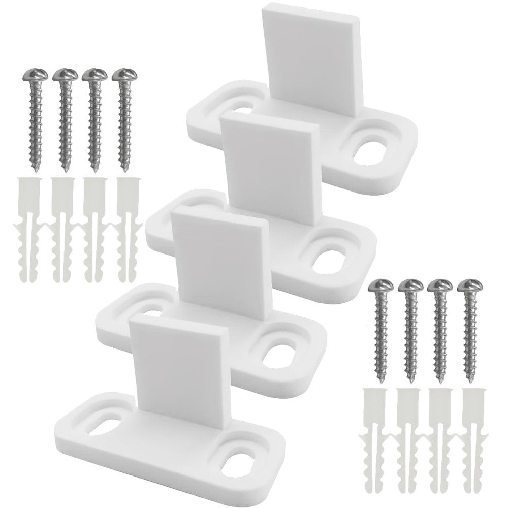 ya 14 4 Sets Barn Door Guide Bottom Floor Sliding Guides Track Stopper