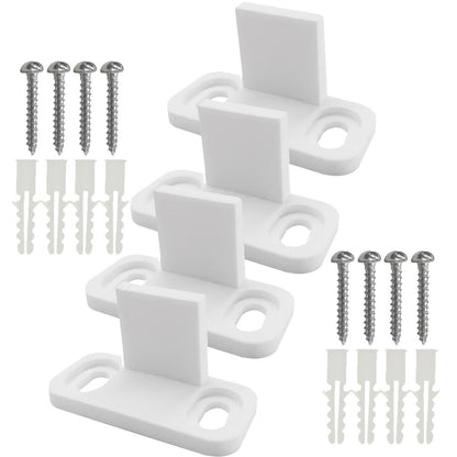 ya 14 4 Sets Barn Door Guide Bottom Floor Sliding Guides Track Stopper
