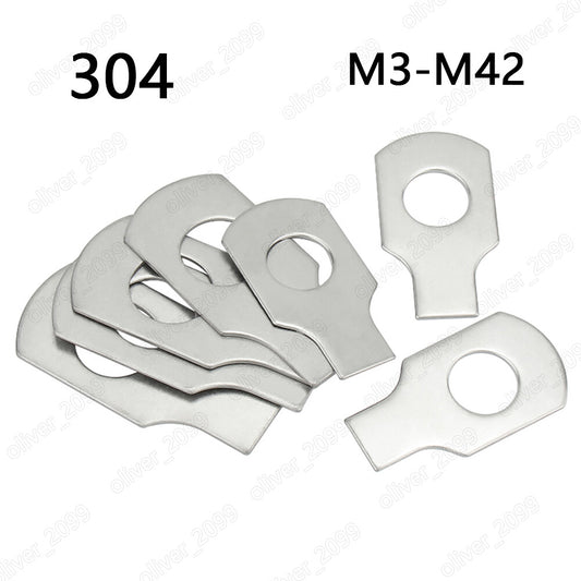 304 Stainless Steel Tab Washers With Long Tab M3 M4 M5 M6 M8 M10 M12 M16 M18 M36