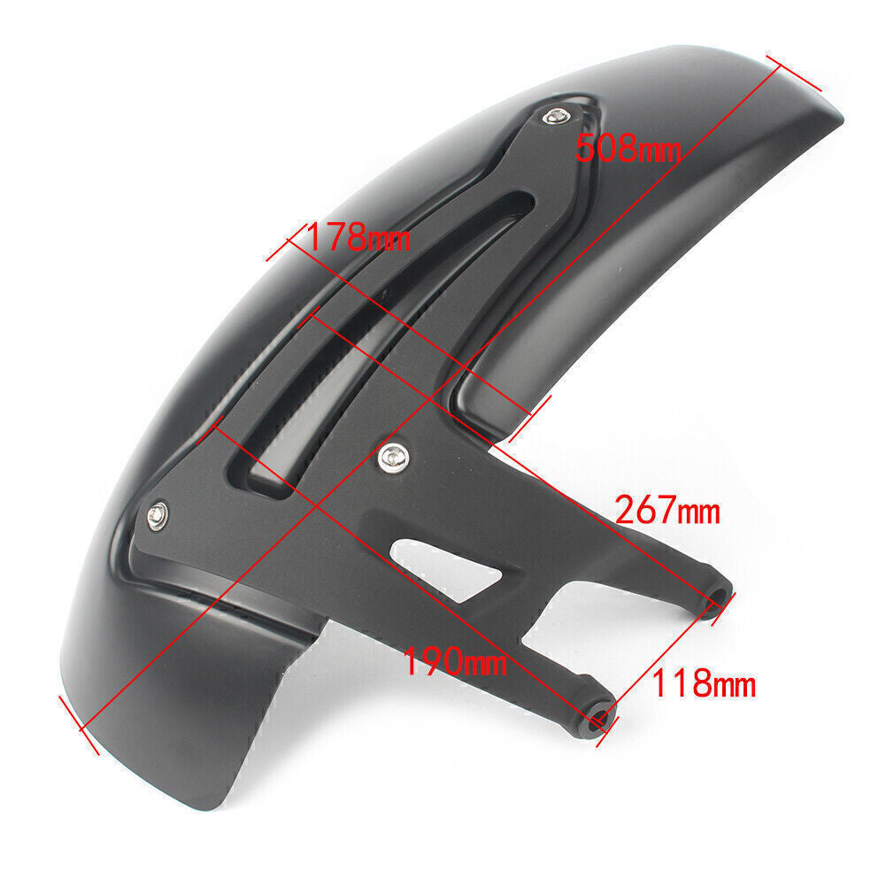 ya 5 8.7 Rear Fender Mudguard Wheel Hugger Guard Fit for BMW R1200GS LC/Adv 2014-2018 Black