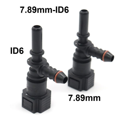 ya 5 8.7 2PCS 7.89mm ID6 New Fuel Line Hose Pipe Quick Release Female Connector