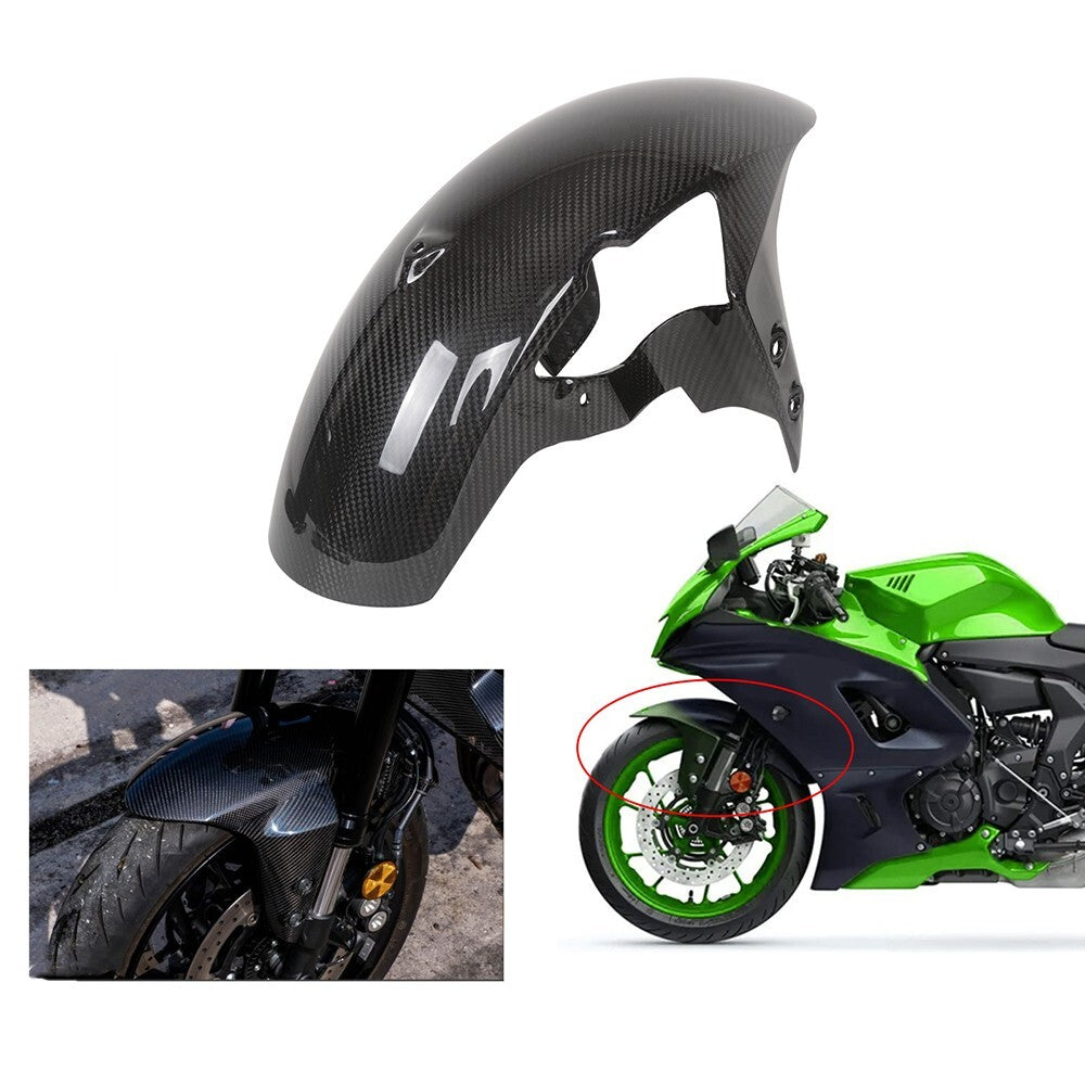 ya 5 8.7 100% Carbon Fiber Front Fender Protector for Yamaha R7 - Glossy