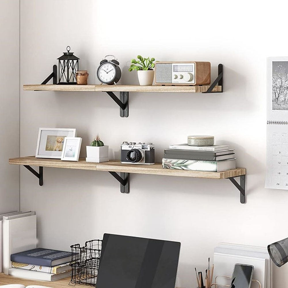 ya 15 10.20 Mounted Floating Shelves Made of Solid Wood for Living Room Bedroom