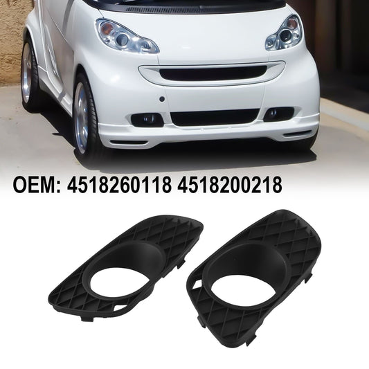 ya 1 7.4 Universally Compatible Pair of Fog Light Lamp Covers for for Smart For Fortwo 451
