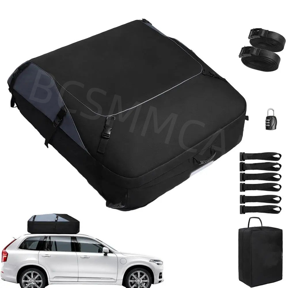 ya 2 6.29 Car Roof Luggage Bag 15 Cubic Storage Bag Waterproof Foldable For Travel Camping
