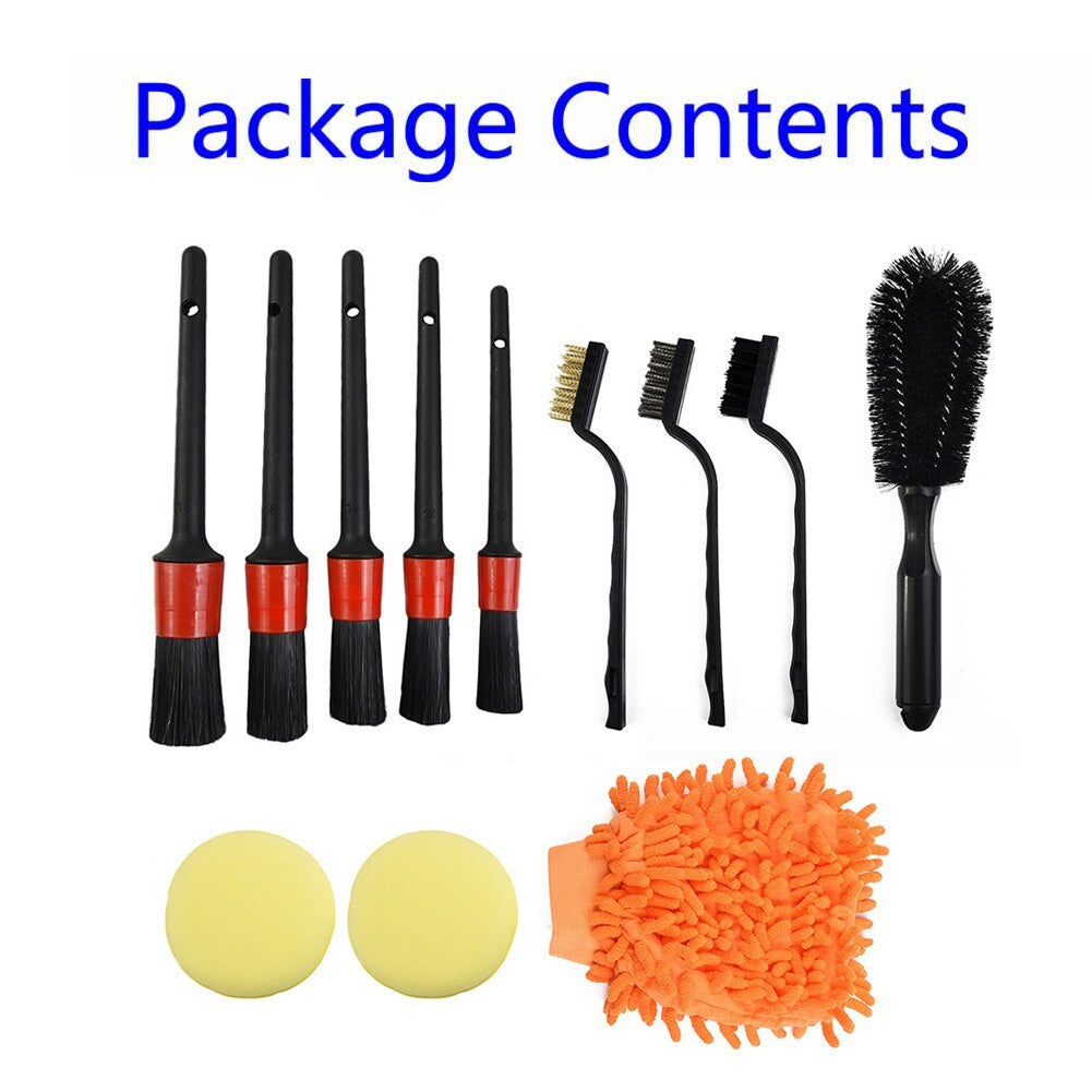 ya 5 8.7 New Sponge Car Detailing Brush Kit Wire bristles Accessories Replaces Parts