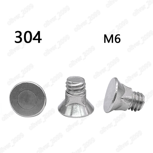 M6 304 Stainless Steel Flat Countersunk Square Neck Bolts Screws