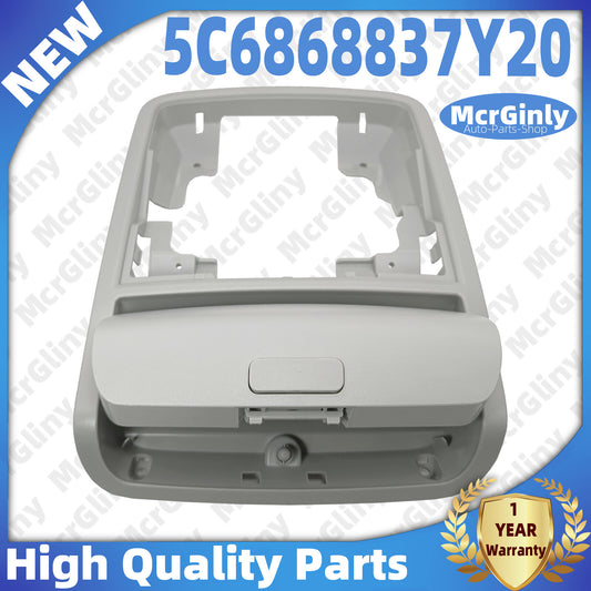 ya 8 5.26 Roof Overhead Console with Glasses Holder 5C6868837Y20 Gray for VW for JETTA for Passat