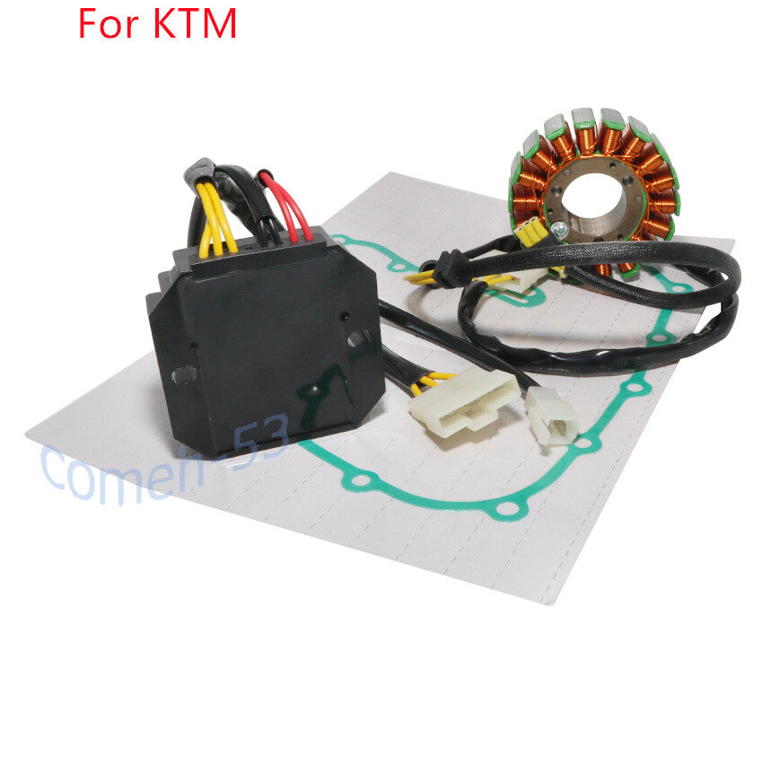 ya 2 6.30 Stator+Regulator Rectifier+Gasket for KTM 390 Duke/ABS 2013-2021 250 Duke/ABS