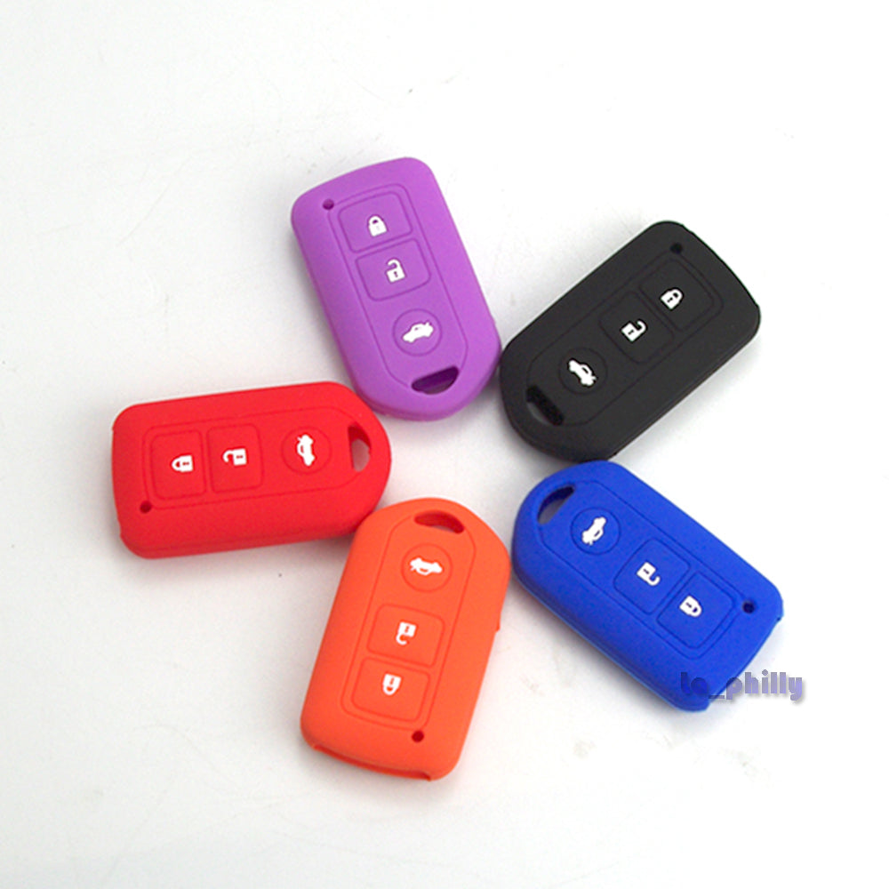 ya 5 8.7 Silicone Key Shell Case Cover Remote Key 3 Buttons for Toyota for Camry