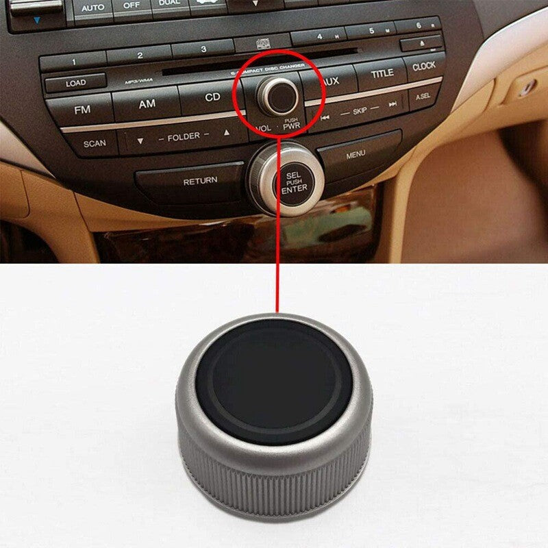 ya 1 8.5.4 Car Volume Knob for Honda Accord 2008-2013 Crosstour 2011-2016 39103-TA0-A31
