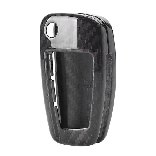 ya 10 5.28 Real Carbon Fiber Car Remote Key Cover Shell Case for Audi A3 A4 A6 TT R8