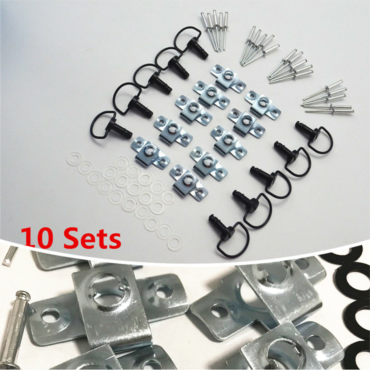 ya 5 8.7 Fairing Quick Release Clip D-Ring Race Fasteners 1/4 Turn Dzus Accessories Parts