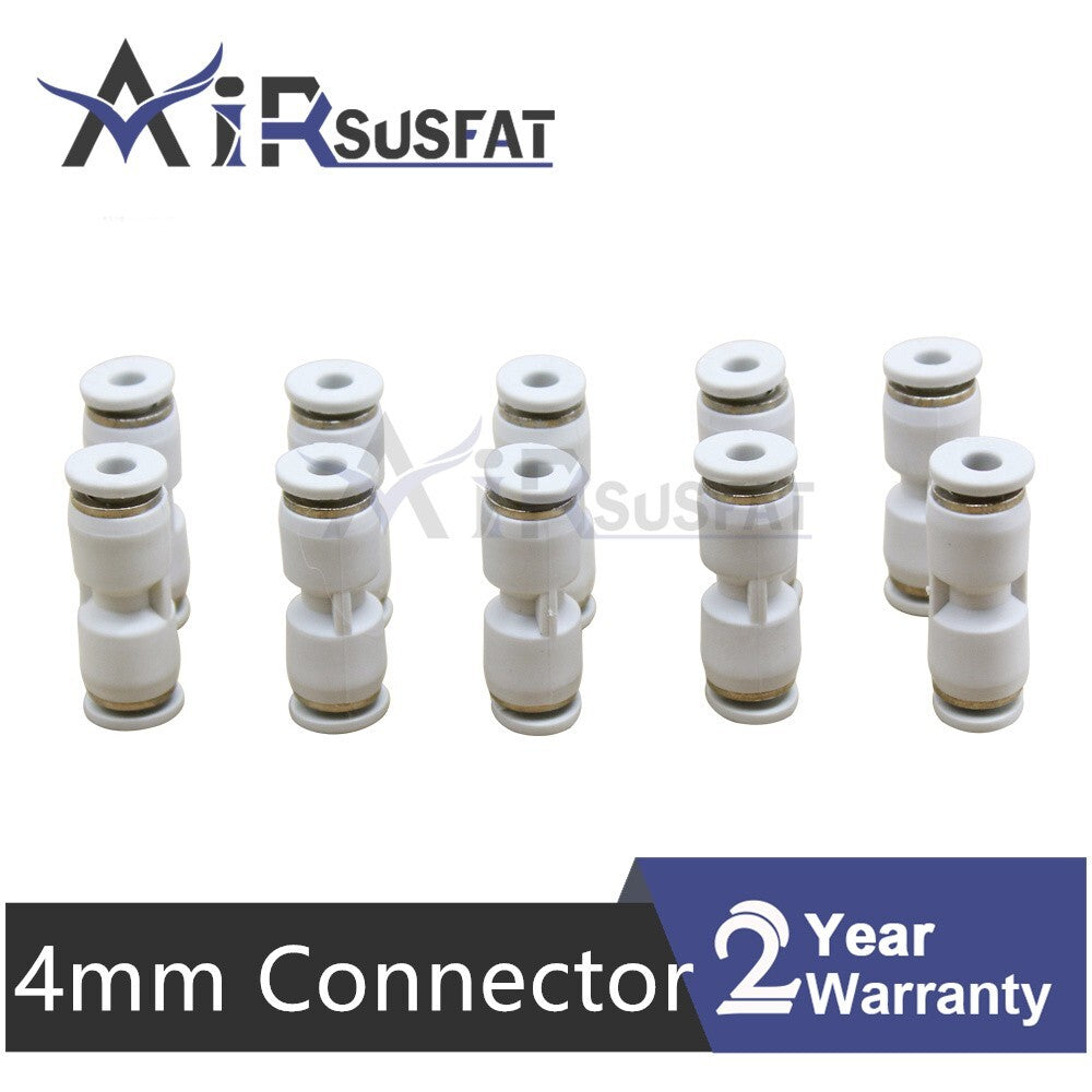 ya 1 8.5.4 10X 4mm for Mercedes Air Suspension Air Line Hose Repair Straight Connector