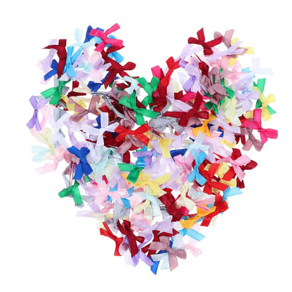 ya 25 200 Pcs Pre-Tied Bow Party Gift Crafts Ribbon Bows for Bowknot Or ments