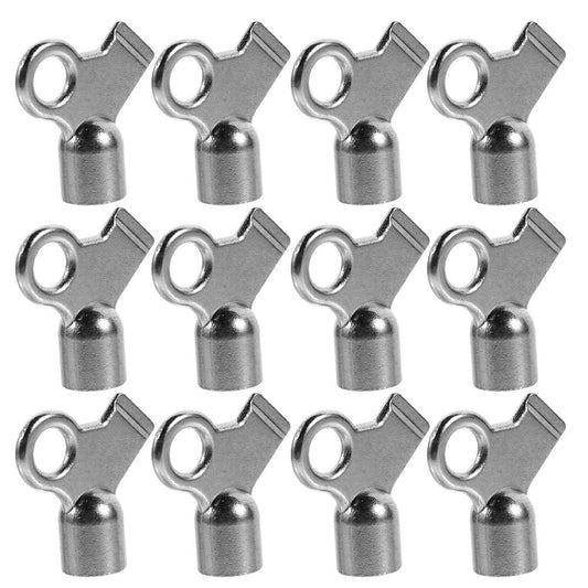 ya 14 12pcs Radiator Bleed Valve Key Set: Metal Small Square Keys for Bleeding Air