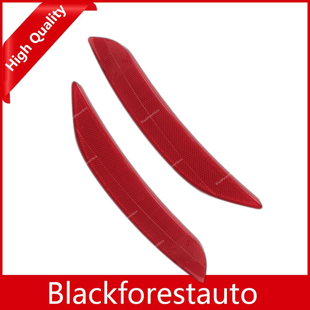 ya 27 6.18.2 Pair For 08-16 for BMW Z4 Series E89 Rear Bumper Reflector Red Right+Left Side